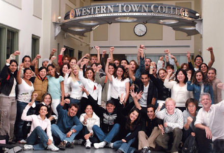 Western Town Collage