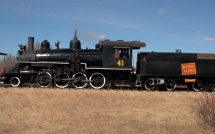 アルバータの大平原・蒸気機関車の旅