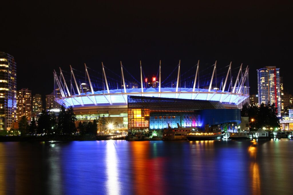 BC place night